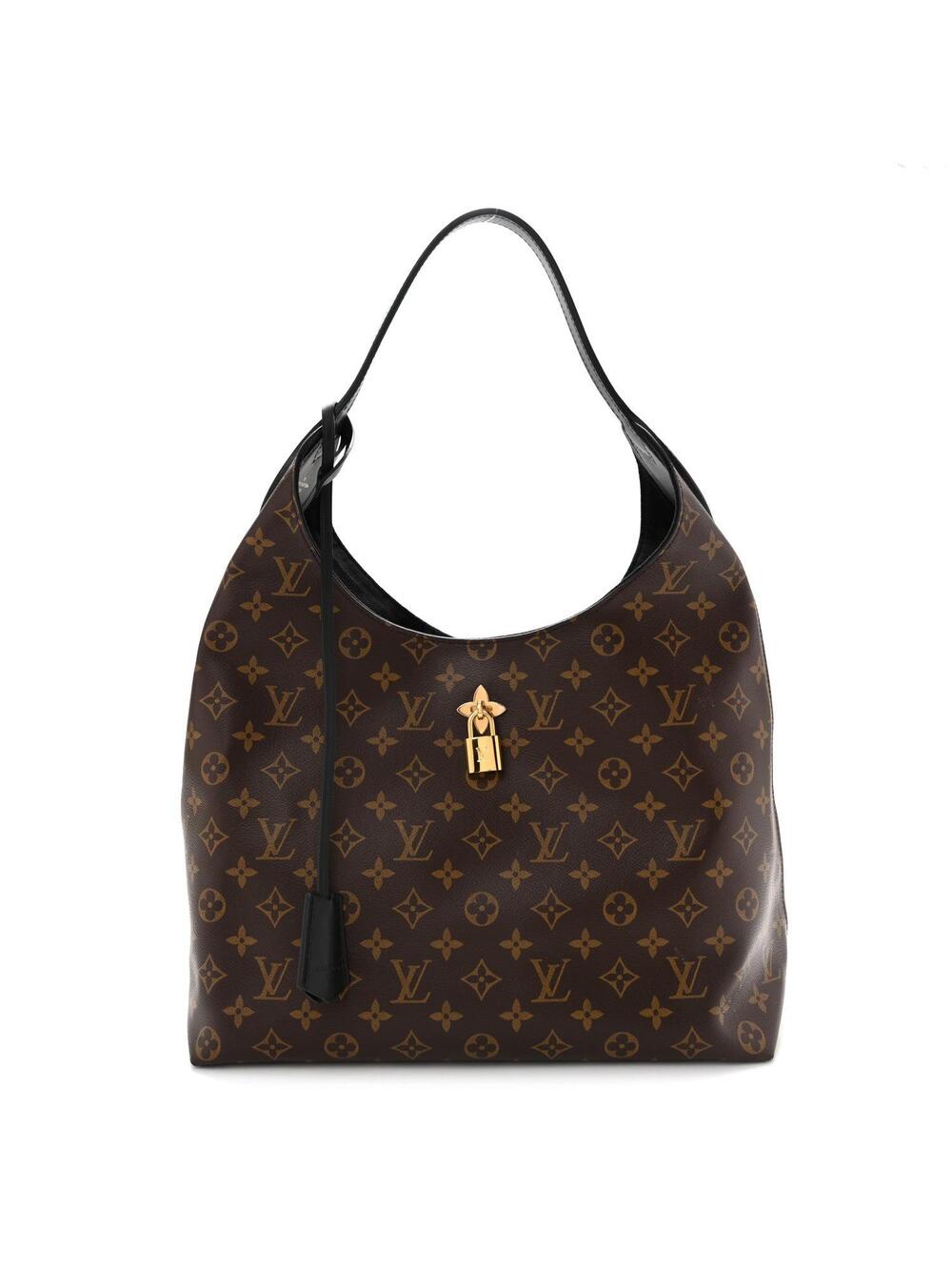 Louis Vuitton Flower Hobo Black #373303L15B